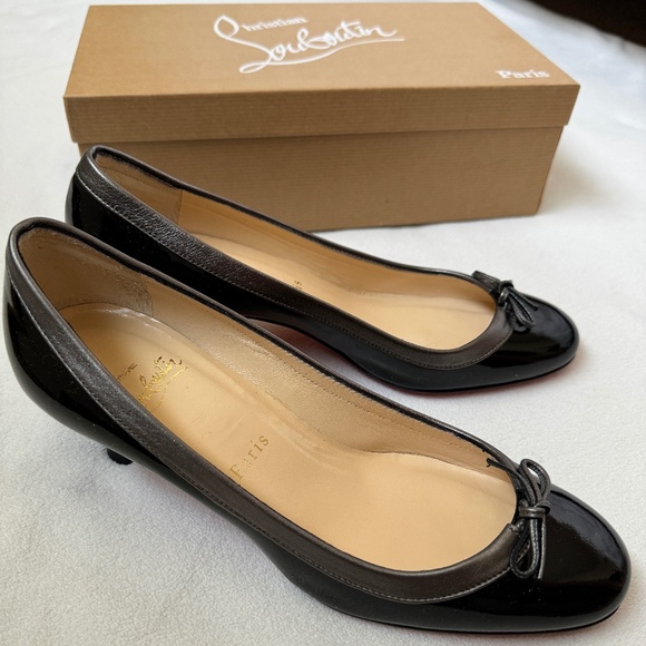 Marica Balla 45 Patent Calf Kitten Heel 36 - Picture 3 of 8